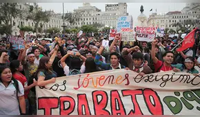 Twitter: protestan contra el Congreso por la nueva ‘Ley del esclavo juvenil’