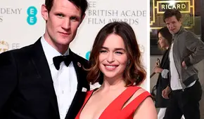 Emilia Clarke y Matt Smith: actores de Game of Thrones y The Crown son captados en cita romántica