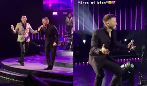 Noel Schajris sorprende al cantar “Eres mi bien” con Christian Yaipén en concierto del Grupo 5