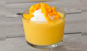 Prepara un delicioso mouse de mango y sorprende a tu familia