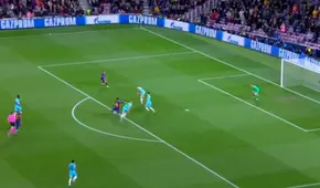¡Al palo! El disparo de Lionel Messi que le pudo dar la ventaja al Barcelona [VIDEO]