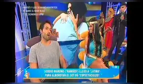 ‘Zorro’ Zupe incomodó a ‘Ramsés’ con candente comentario en Latina [VIDEO]