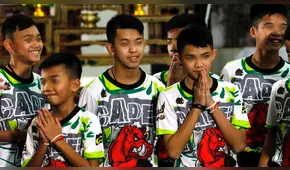 Tailandia: Los niños y el entrenador rescatados de cueva fueron dados de alta