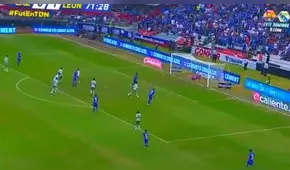Cruz Azul vs León: Adrián Aldrete consiguió el empate con algo de suerte [VIDEO]