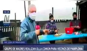“Yo te voy a dar la mía”: Gunter Rave regala sus mascarillas a vecinos de asentamiento humano