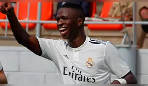 Vinicius marcó un espectacular golazo en el Real Madrid Castilla [VIDEO]