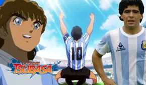 Maradona en Súper campeones: la vez que se enfrentó a Oliver Atom