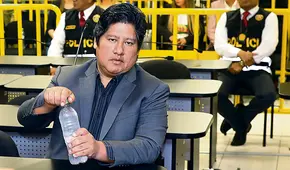 Tribunal decidirá esta tarde cese de prisión preventiva de Edwin Oviedo 