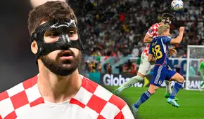 ¿Por qué Gvardiol, el defensor y figura de Croacia, juega con máscara?