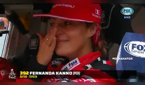 Rally Dakar 2018: Fernanda Kanno lloró al iniciar su participación 
