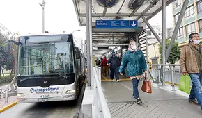 Concesionarios anuncian “paralización total” de servicio del Metropolitano desde el viernes 11 de septiembre