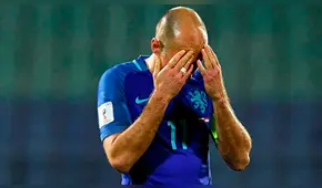 Arjen Robben se resigna: "Un 7-0 contra Suecia no sucederá"