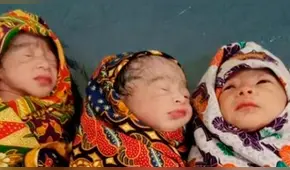 YouTube: mujer sobrevive a terremoto en Indonesia y pudo dar a luz a trillizos [VIDEO] 