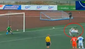 Al estilo Shaolin Soccer: el fantástico penal ejecutado en Rusia [VIDEO]