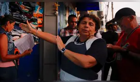 Exsereno amenazó a Susel Paredes durante reapertura de Gamarra [VIDEO]