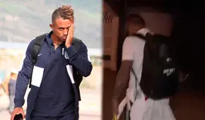 Joazhiño Arroé evitó hablar con la prensa a su arribo al Perú: “Te juro que no voy a hablar” [VIDEO]