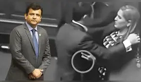 López expuso en video cómo se saludan otros congresistas para defenderse