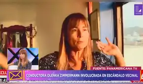 Olenka Zimmermann explica por qué insultó a menor de edad en San Bartolo