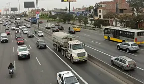 ‘Pico y placa’: desde hoy, camiones podrán recibir multas de S/ 344 si no acatan medida