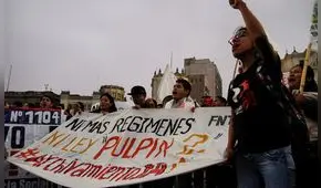 Así se desarrolló la marcha contra la denominada 'Ley Pulpín 2.0' [FOTOS]