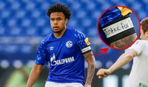 Bundesliga: jugador del Schalke 04  luce cinta pidiendo “justicia para George Floyd”