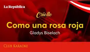 Como una rosa roja, canción de Gladys Biselach