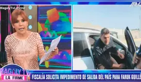 Faruk Guillén: Fiscalia solicita orden de impedimento de salida del país  