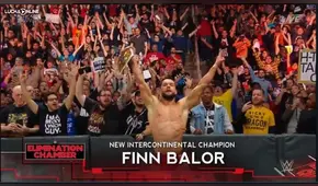 WWE Elimination Chamber: Finn Balor captura el campeonato intercontinental [VIDEO]