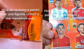 Le reclama a Panini por una figurita fallada y le mandan un paquete con Messi y Cristiano