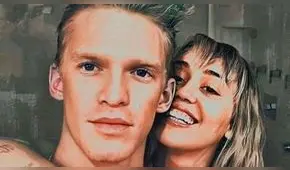 Miley Cyrus se graba haciendo atrevido topless junto a su pareja Cody Simpson 