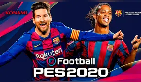 PES 20: Ronaldinho, Iniesta y Messi aparecen en el tráiler del videojuego [VIDEO]