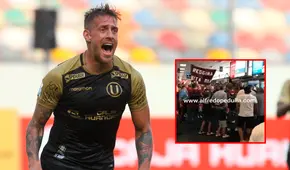 ¡A lo grande! Germán Denis fue recibido por gran cantidad de hinchas en Italia [VIDEO] 