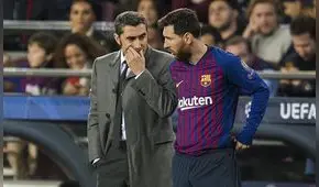 Messi se despide de Ernesto Valverde: “Gracias por todo, míster”