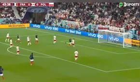¡Ahora sí anotó! Oliver Giroud marcó el 1-0 de Francia y está avanzando a los cuartos de final