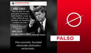 No, John F. Kennedy no dijo que había “un plan para esclavizar” a las personas