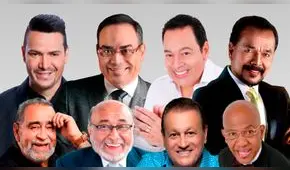Gilberto Santa Rosa, Victor Manuelle y Tito Nieves juntos en concierto
