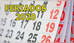 Calendario oficial 2020: ¿cuáles son los feriados y días no laborables que quedan en diciembre?