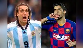Luis Suárez revela que su ídolo siempre fue Gabriel Batistuta