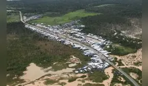 Interoceánica es tomada por ambulantes que sirven a minería