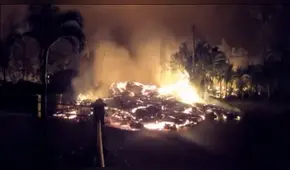 YouTube: impactante video muestra cómo la lava del volcán Kilauea invade calles de Hawaii