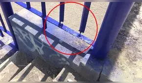 #YoDenuncio: rejas en mal estado ponen en peligro a niños 