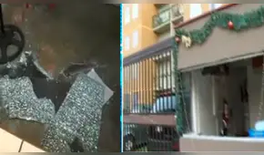El Agustino: delincuentes destruyeron caseta de seguridad de condominio, pero fueron capturados por vecinos [VIDEO]   