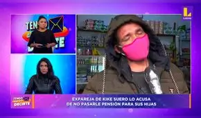 Expareja de Kike Suero sobre envío de víveres a sus hijas: “Manda lo más barato”