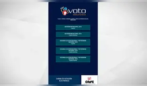 Referéndum 2018: conoce cómo realizar el voto electrónico aquí
