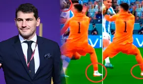 Iker Casillas y exárbitro mundialista aseguran que no debió cobrarse el penal del Argentina-Croacia
