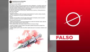 Es falso que el dióxido de cloro sirva para “neutralizar vacunas”