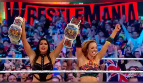 Wrestlemania 35: The IIconics sorprenden al mundo al ganar los títulos en parejas [VIDEO]