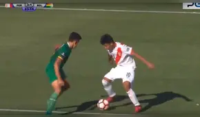 La jugada de la selección peruana Sub-15 que sorprende a prensa argentina [VIDEO]