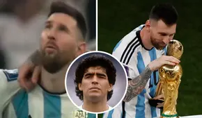 ¿Se encomendó al ‘Diego’? La frase que habría usado Messi segundos antes de ser campeón del mundo