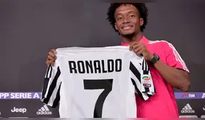 Cuadrado cede número '7' a Cristiano Ronaldo | FOTO